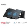 Fantech NC12 | Notebook Cooler & Laptop Stand | ABS + Metal Mesh Build | 15.6" Compatibility | Dual 125mm Fans | 1200 RPM Speed | 2x USB 2.0 Ports